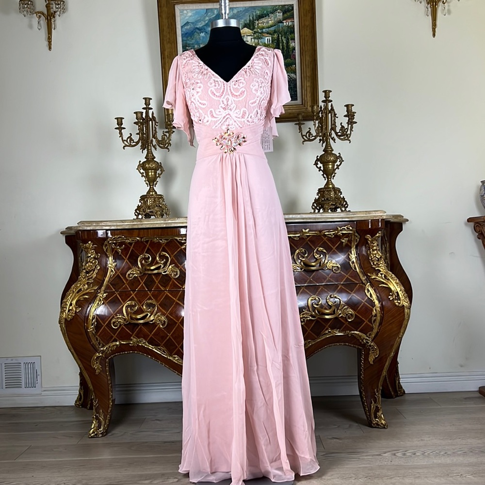 Meier Collection formal embroidery mother of bride evening dress